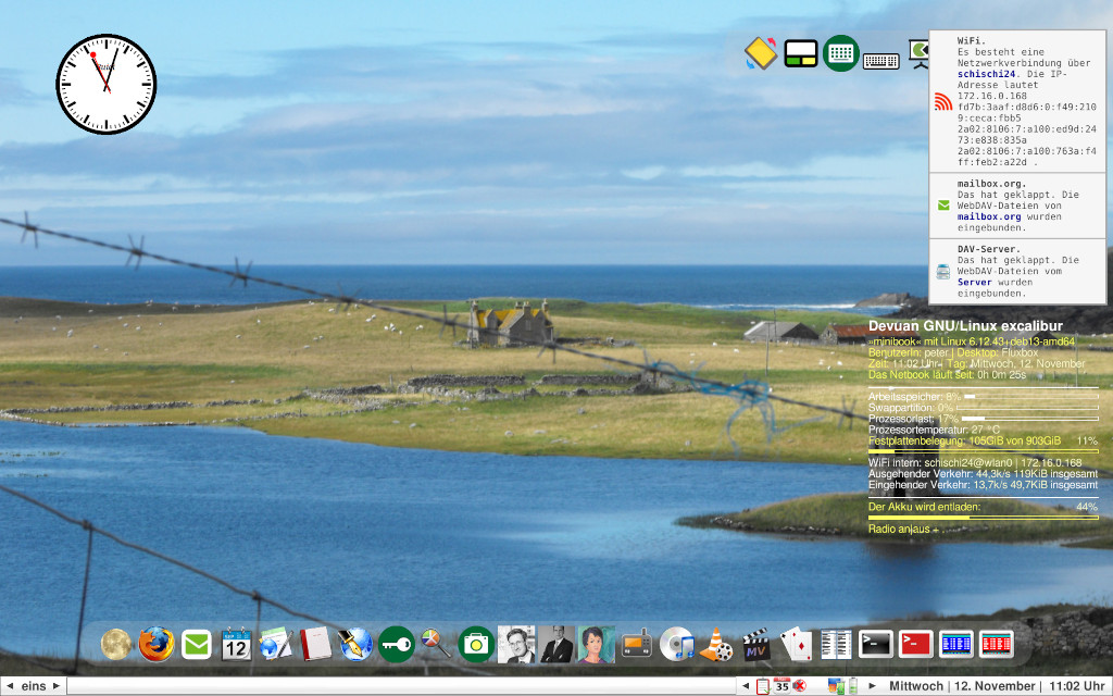 Dunst Systemnachricht