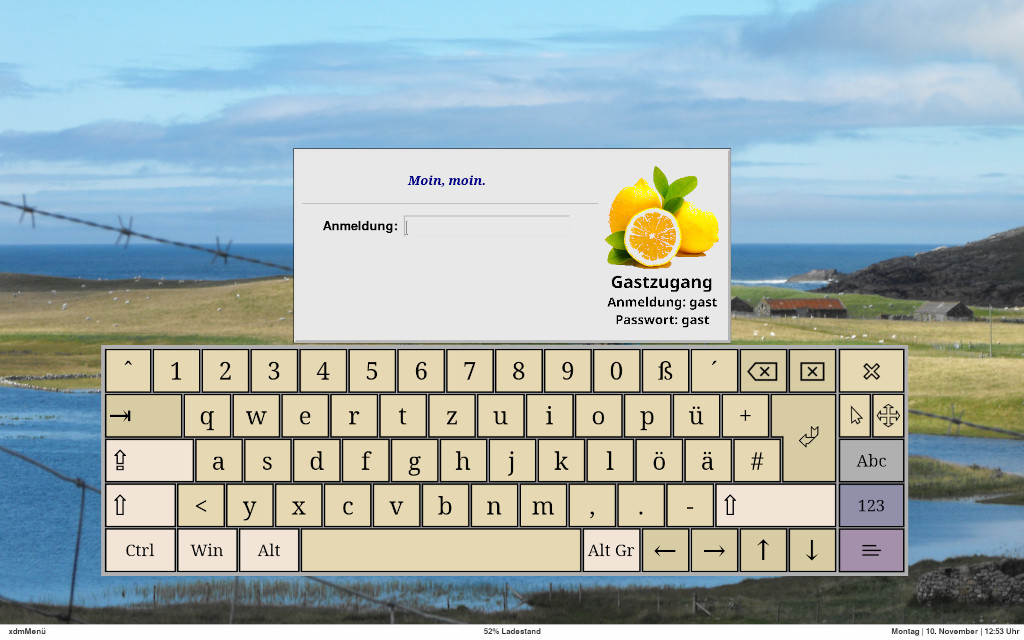 xdm mit onboard und polybar